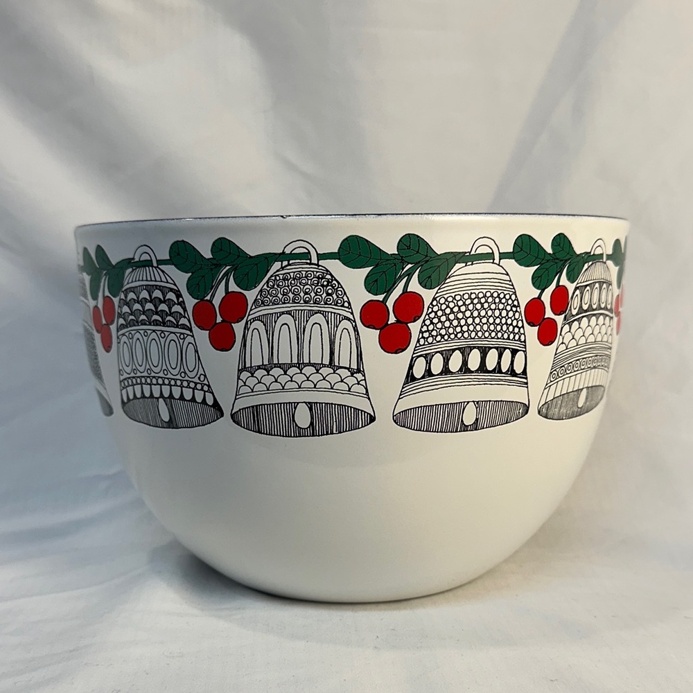 Vintage Arabia Finel Kaj Franck Christmas Bells Bowl